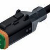 Connection cable, socket, 4 pole, straight to openend, 2m
