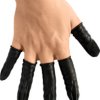 Finger cots, dissipative, vinyl, black, L, C-100 2822