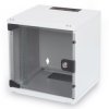 Wall enclosure, 6 U, (H x W x D) 330 x 312 x 300 mm, IP20, sheet steel, light gray, DN-10-05U-1