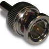 BNC plug 75 Ω, RG-161, RG-179, RG-187, Belden 9221, crimp connection, straight, 112139