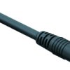 Sensor actuator cable, cable plug to open end, 3 pole, 2 m, PVC, black, 3 A, 79 9001 12 03