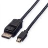 VALUE Kabel DisplayPort, DP M - Mini DP M, czarny, 1 m