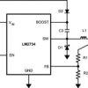 3 to 20 V input, 1 A, high frequency step-down converter with light load efficiency