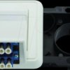 100022454 Fiber optic junction box, 2x LC duplex