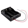 Pudełko na baterie 3 Slots 18650 Bateria Holder z tworzywa sztucznego do przechowywania 3*3,7V baterii litowo-jonowych 18650