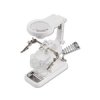 TRZECIA REKA UCHWYT MONTAŻOWY Z LUPĄ x3/4.5/25 PODŚWIETLENIE LED PODSTAWKA PES0083