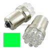 Ba15s 12V zielona 9xLed Bosma 2168