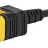 Device connection cable, International, C20-plug, straight on C19 socket, straight, H05VV-F3G1.5 mm², black, 1 m, 6051.2147