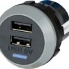 Ładowarka samochodowa Dual USB, wej: 9 → 32V dc, wyj: 5V dc, USB typ A, 3A