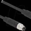 80138 M8 3 pin cable A-coded male / female, 1 m