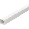 Cable duct, (L x W x H) 2000 x 15 x 15 mm, PVC, pure white, 6191002, 1 piece with 2 meters