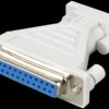 D-Sub adapter, 9-pin socket - 25-pin socket