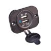Ładowarka USB montażowe 12V(led) 5V 2,1+1A(gniazdo USB)