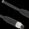 80142 M8 4 pin cable A-coded male / female, 1 m