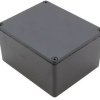 Aluminum die cast enclosure, (L x W x H) 120 x 100 x 65 mm, black (RAL 9005), IP65, 1590WCEBK