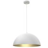 Lampa wisząca BETA WHITE/GOLD 1xE27 45cm MLP7974 Milagro