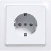 Eltako 30055895 Flush-Mount Socket Pure White Glossy Increased Protection
