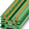 Through terminal block, push-in connection, 0.14-4.0 mm², 24 A, green, 1291513