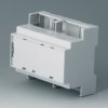 PC DIN rail enclosure, (L x W x H) 58 x 106 x 90 mm, light gray, B6705106