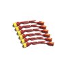 APC AP8714SX340 APC Power Cord Kit (6 EA), Locking, C19 TO C20, 1.2M (4FT), Red