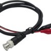 BNC Plug - 2 IC crocodile test lead, RG5