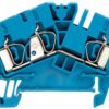 Through terminal block, spring balancer connection, 0.5-4.0 mm², 3 pole, 32 A, 8 kV, blue, 1804880000