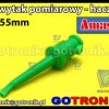 Chwytak pomiarowy haczyk L=55mm zielony