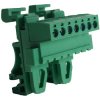 Camblock Plus CTBPD96HG/7FL 5mm DIN Rail Mount Horiz Male Flanged T/Block 7p