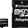 Karta microSDXC firmy Verbatim 128 GB klasy 10