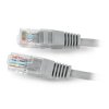 Przewód sieciowy Ethernet Patchcord UTP 5e 5m - szary
