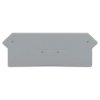 WAGO 280-316 2.5mm End and Intermediate Plate Grey