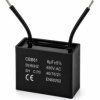 Kondensator silnikowy 8uF 450VAC CBB61 rozruchowy przewody