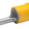 Insulated pin cable lug, 4.0-6.0 mm², AWG 12 to 10, 2.7 mm, yellow, 715