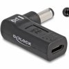 Delock USB 2.0 adapter [1x złącze męskie DC 5,5 mm - 1x złącze żeńskie USB-C] 60010