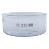 Simax Glass Crystallising Dish with Flat Bottom No Spout 2700ml Ø230mm Pk 4