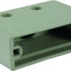 D-Sub connector housing, size: 4 (DC), straight 180°, cable Ø 5.75 to 9 mm, plastic, gray, 09670370411