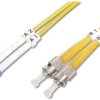 FO patch cable, LC to ST, 2 m, OS2, singlemode 9/125 µm, DK-2931-02