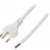 SN29-3/10/1.8WH Kabel: 3x1mm2, przewody,SEV-1011 (J) wtyk, 1,8m, 10A