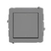 DECO Wyłącznik 2-biegunowy szary mat 27DWP-9 KARLIK