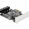 Delock Karta PCI Express do 2 x wewnętrzna listwa pinowa USB 3.0 - Adapter USB - PCIe 2.0 - USB 3.0 (wewnętrzne)
