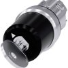 Siemens 3SU10505PC010AA0 3SU1050-5PC01-0AA0 Przełącznik kluczykowy 1 x 45 ° IP66, IP67, IP69/IP69K 1 szt.