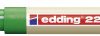 Edding edding 22 permanent marker EcoLine 4-22004 Marker permanentny zielony Wodoodporny: Tak