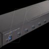64240 USB 10 Gb/s industrial hub, 10 port, USB-B to 10x USB-A