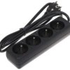 Listwa Zasilająca Pr-1.5M-4G/B (4 Gniazda) 1.3M