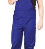 Spodnie robocze ogrodniczki BHP YES niebieskie TRWAŁE rozmiar 58