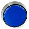 Arcade Push Button 6cm czarna obudowa - niebieski z podświetleniem