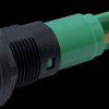19381255 LED signal light, green, 12 VAC/VDC, Ø16 mm, 1200 mcd