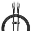 Kabel Baseus Cadh000701 Usb-C - Usb-C Pd 100W 5A 480Mb/S 1M - Czarny