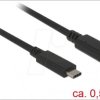 85532 Delock Extension cable USB 3.0 Type-C male > female 0.5 m