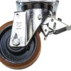 Koło samonastawne średnica kabla 150mm Płyta LAG 450kg wysokość całkowita 202mm